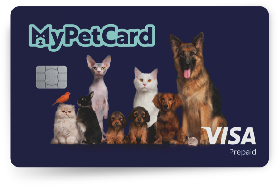The MyPetCard prepaid Visa card